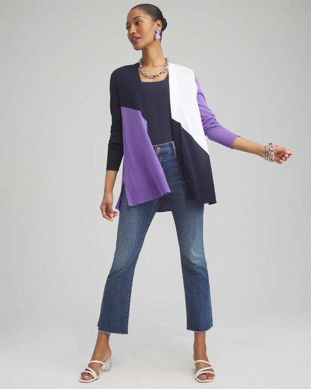Summer Romance Colorblock Cardigan - image 2